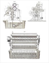 Drawing Of A Washing Machine For Woven Fabrics