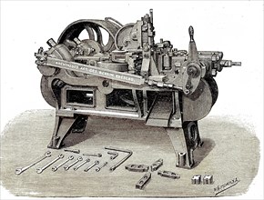Illustration Of The Bolt Forging Machine From The Company Archimedes
