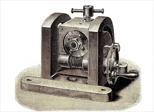 Illustration Of A Universal Milling Head From The Former Aug. Hamann Machine Tool Factory