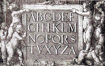 Alphabet Table Held By Genii