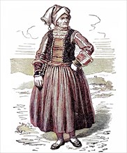 A Woman From Ostenfeld In Germany