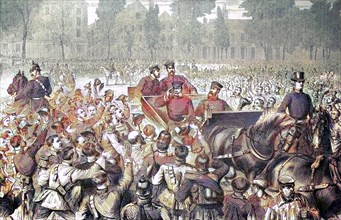 Entry Of King William I Of Prussia At Versailles On 5 October