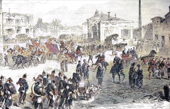Street Scene In Saint-Denis During The Armistice