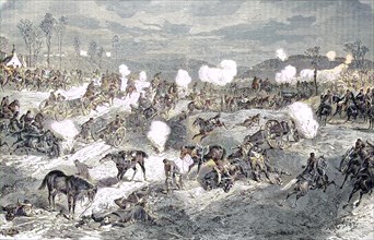 The Württemberg Artillery On The Heights Of Villiers In The Fight On 2 December