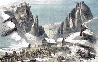 The Last Remnants Of The Bourbacian Army At The Forts De Joux And Du Larmont Near La Cluse