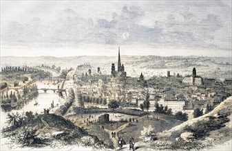 View Of The City Of Rouen