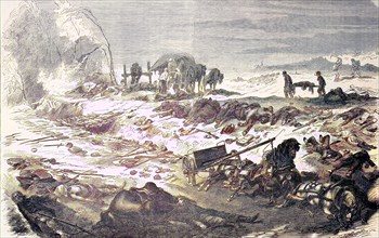 The Battlefield At Sedan On The Chaussee Above Givonne On The Evening Of September 1St