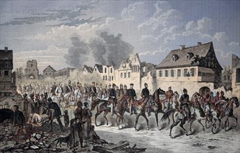 General Werder Moves Into Strasbourg After The Capitulation On 30 September
