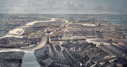 View Of The Fortress Of Metz From A Bird'S Eye View