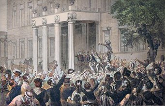 Greeting Of King Wilhelm I Of Prussia At The Royal Palace In Berlin On The Evening Of July 15