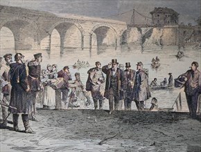 The Arrival Of Jules Fabre At The Sebres Bridge Near Paris In The First Week Of The Truce
