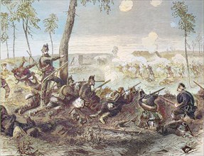 Battle Between The Communities Chevilly And Villejuif Near Paris On 30 September 1870