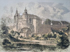 The Castle Montbeliard In Eastern France