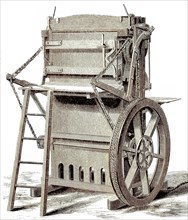 American Baler For Compressing Loose Products Such As Cotton