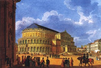 The First Opera House Of Semper