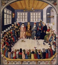 Eberhard Iii. And His Councilors At A Council Meeting