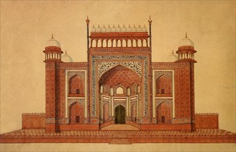 Taj Mahal Entrance 1820