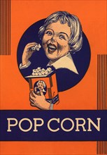 Girl Eating Popcorn