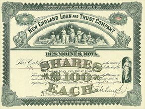 Bank Stock Certificate