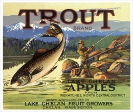 Trout Fruit Label
