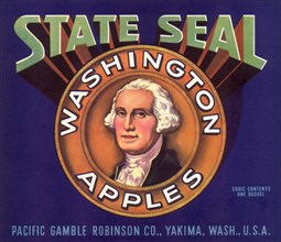 Washington Fruit Label