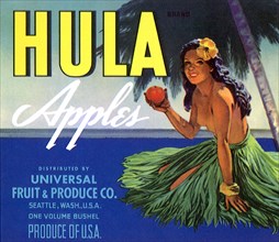 Hawaiian Girl and Fruit.