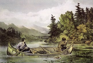 Hunters in Canoe.