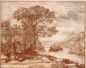 Landscape with the Landing of Aeneas in Latium.