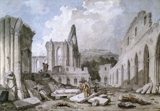 The Ruins of L'Abbaye de Longchamps.