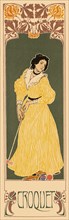 Woman Crouquet Player.