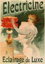 Poster Advertisement for Electric Lamps.
