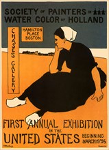 Poster for an Exhibition of Dutch Art.