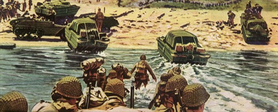 Marines Land at Normandy.