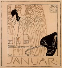 January Calendar Page for Ver Sacrum.