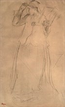 Young Woman Singing, A.