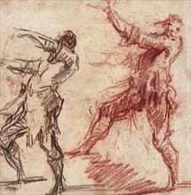 Two Studies of a Standing Man.