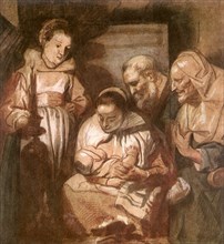 Holy Family by Candlelight.