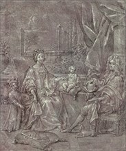 James II and his Family at Saint-Germain.
