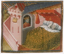 Lancelot tricked in Sleeping with Daughter of Norgalles.