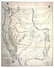 Map of Oregon and Upper California.
