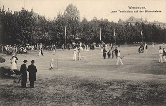 A Lawn Tennis Club at Wiesbaden.