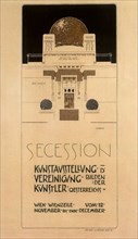 Sketch for the Facade of the Secession Building.