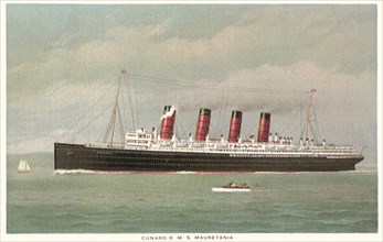 Cunard R.M.S. Mauretania.