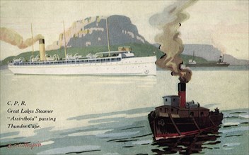 C.P.R. Great Lakes Steamer 'Assiniboia'.