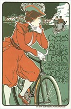 Woman with Bicycle.