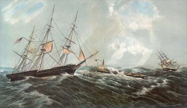 The Wreck of the Steam Ship 'San Francisco'.