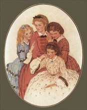 Four Sisters in Fancy Dress.