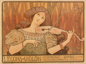 Girl Playing Violin.