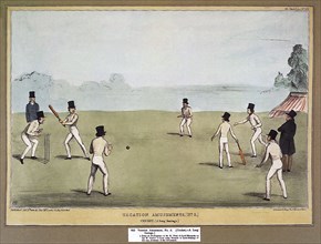 A game of Cricket.
