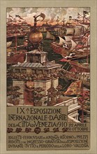 International Art Exposition Poster Venice Italy.